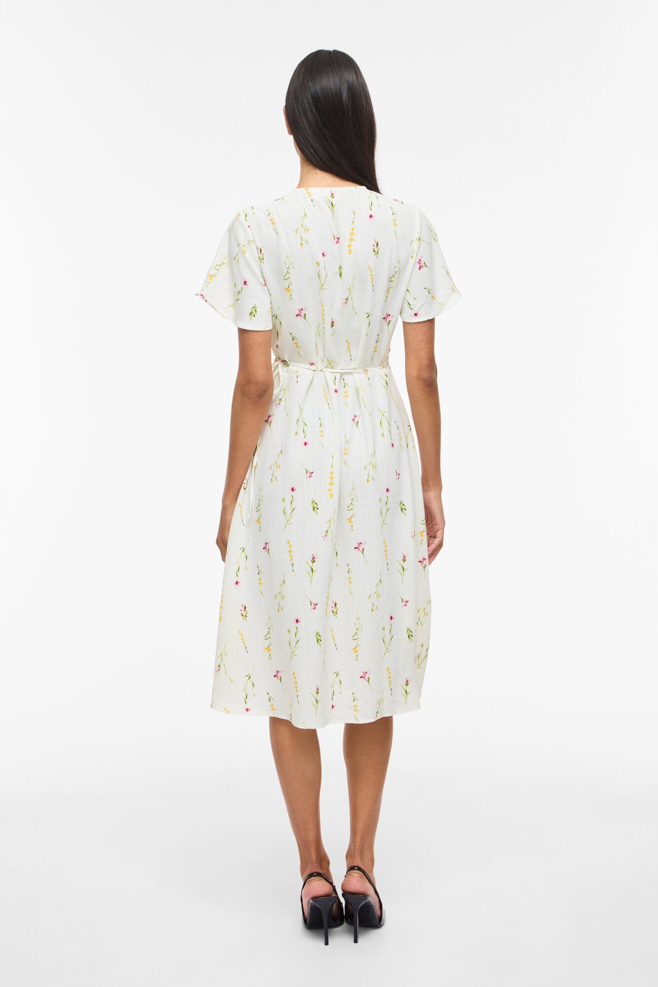 Vilovie Wrap midi kjole - Snow White